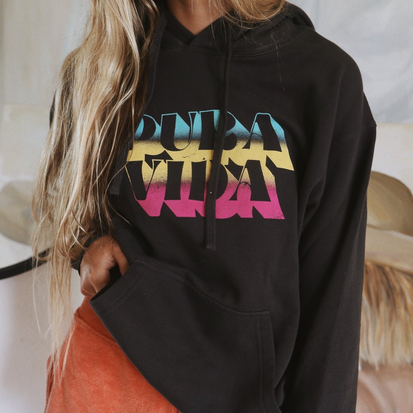 Pura Vida Color Block Hoodie