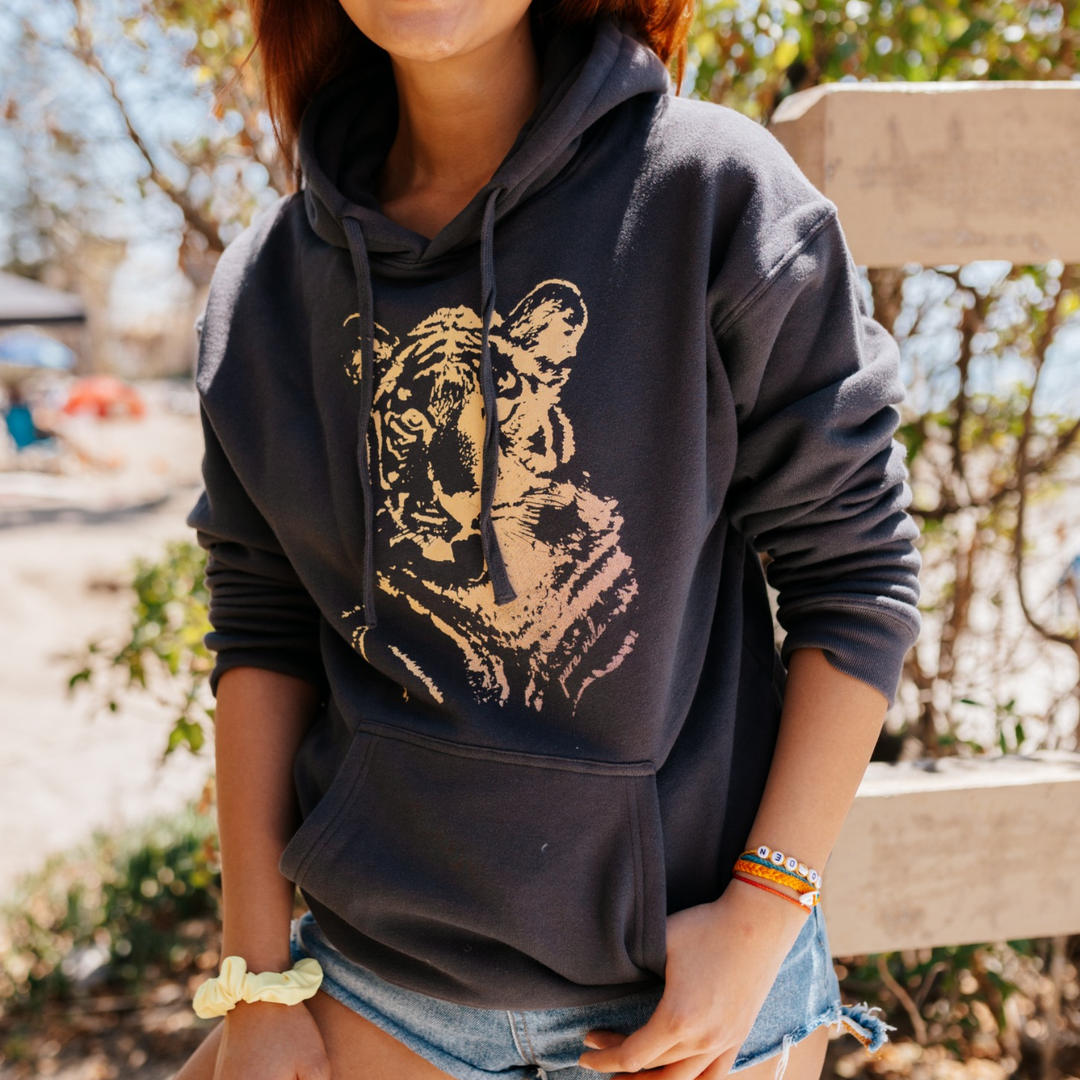 Tiger Face Hoodie