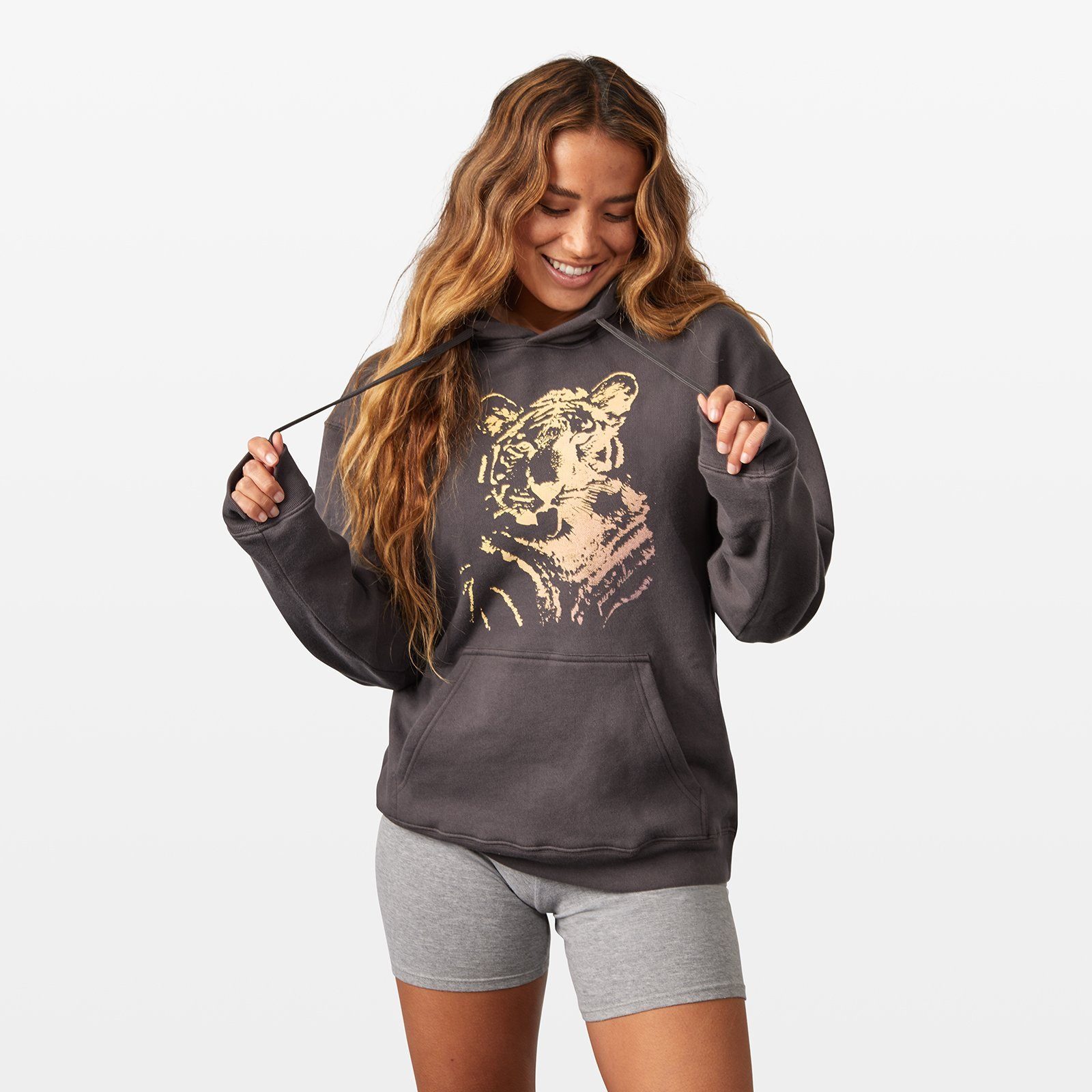 Tiger Face Hoodie