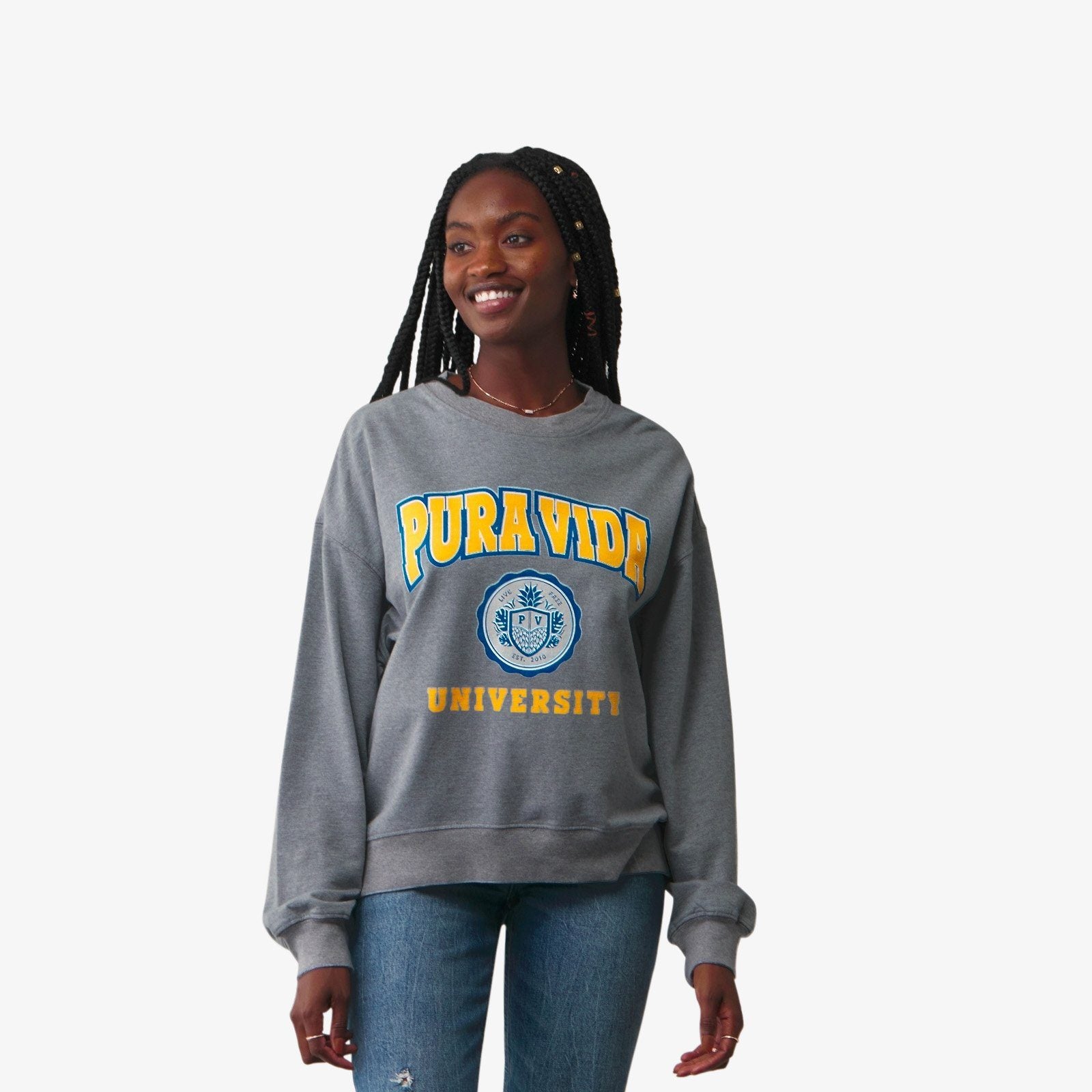 PV University Oversized Crew Fleece