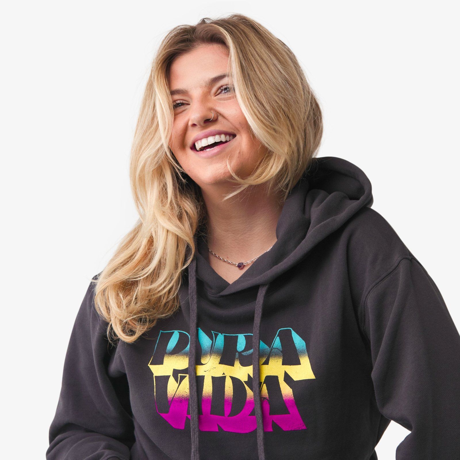 Pura Vida Color Block Hoodie