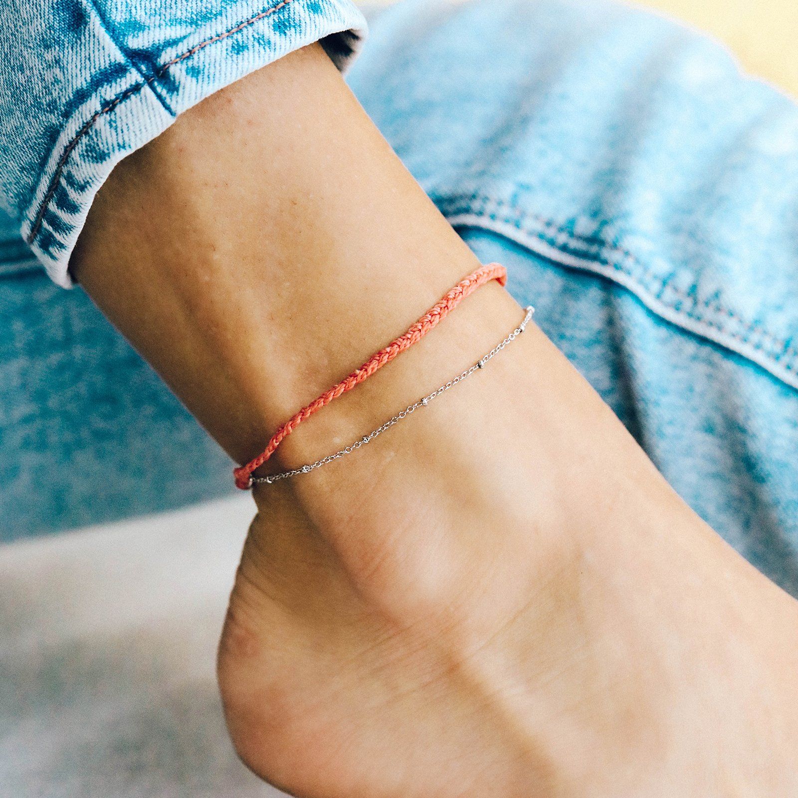 Satellite Chain Anklet