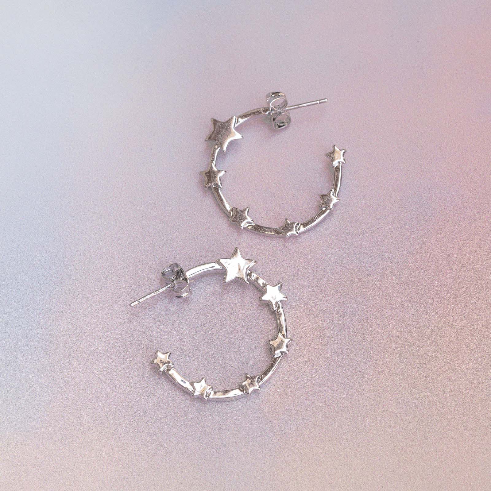 Starlight Hoop Earrings