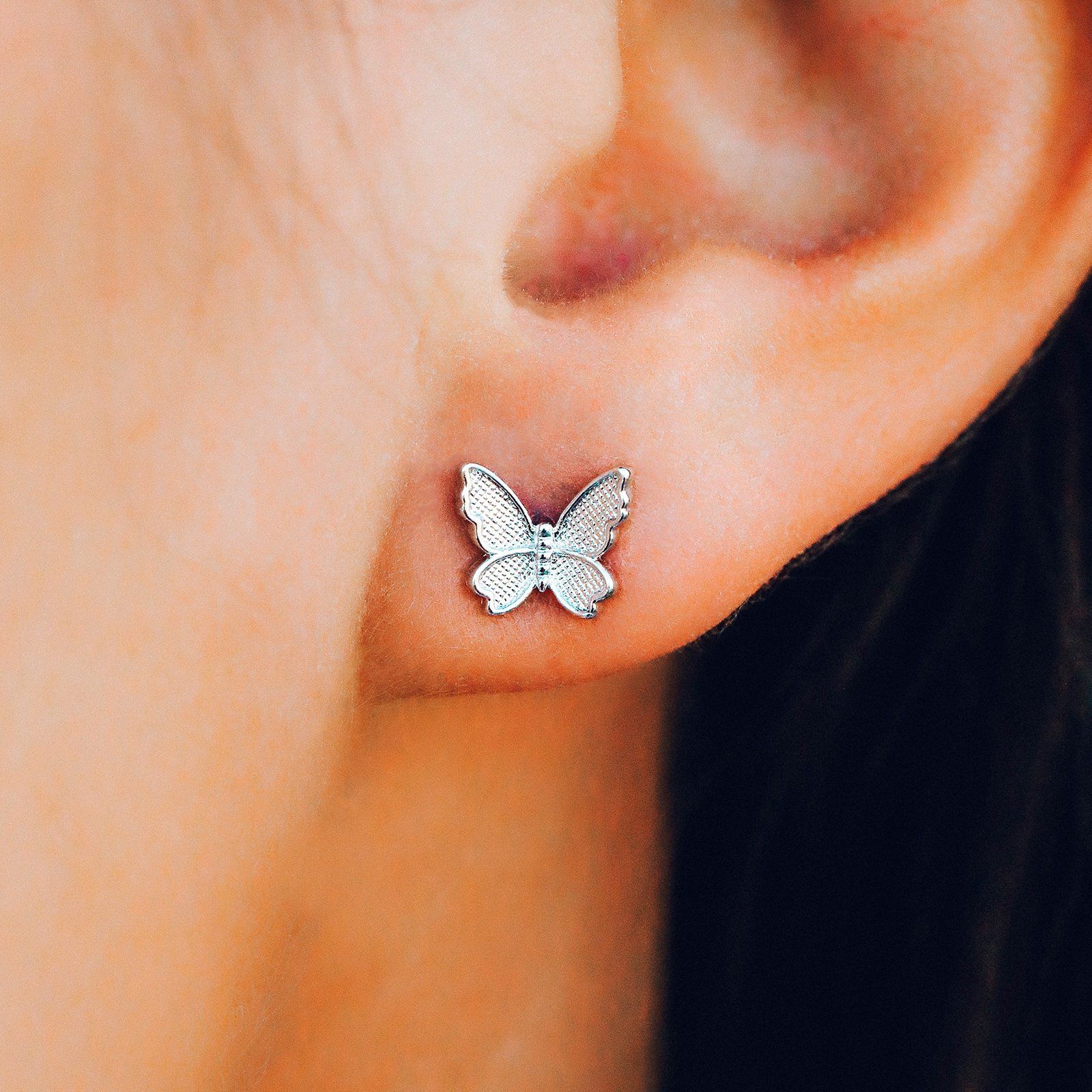 Butterfly In Flight Earrings