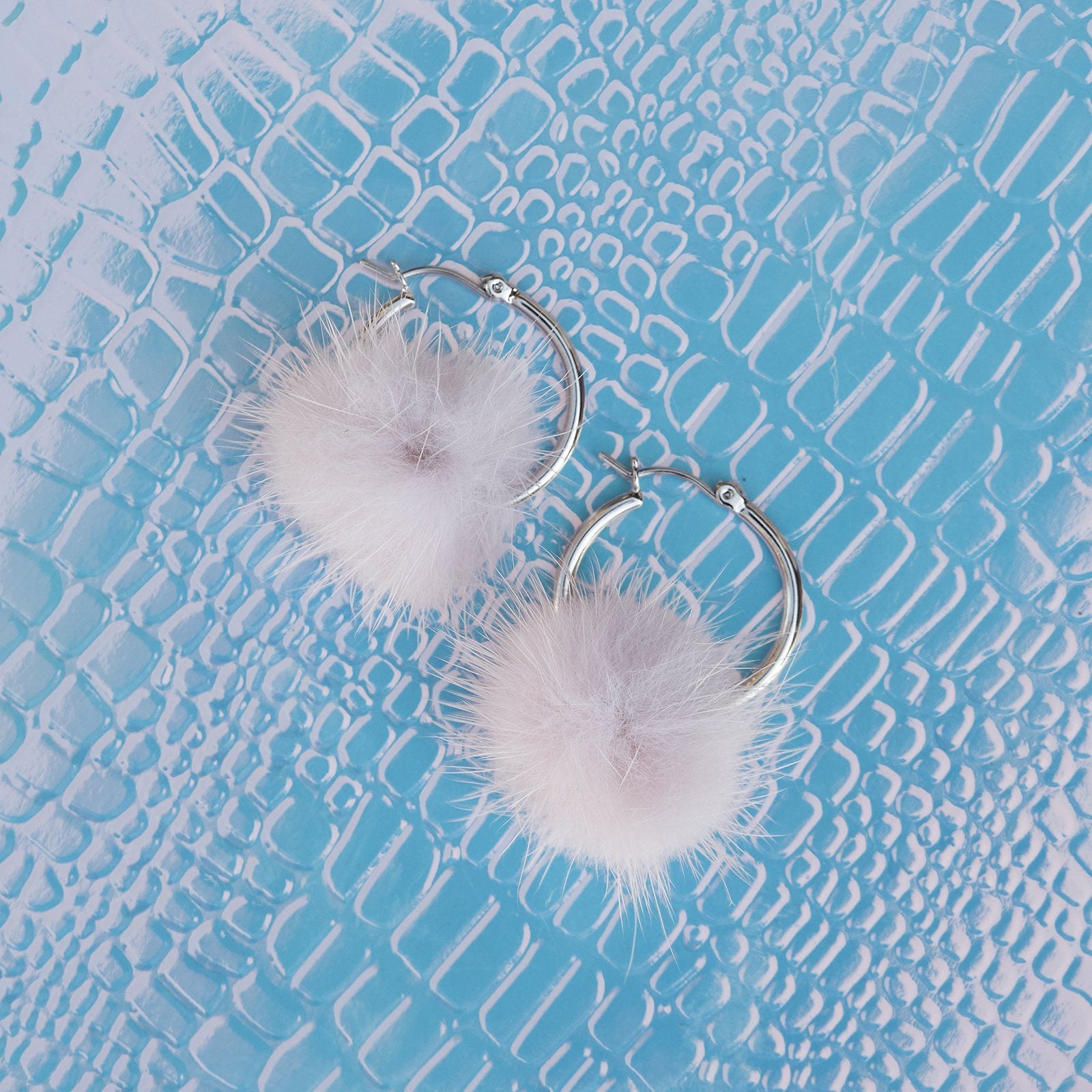 Puff Hoop Earrings