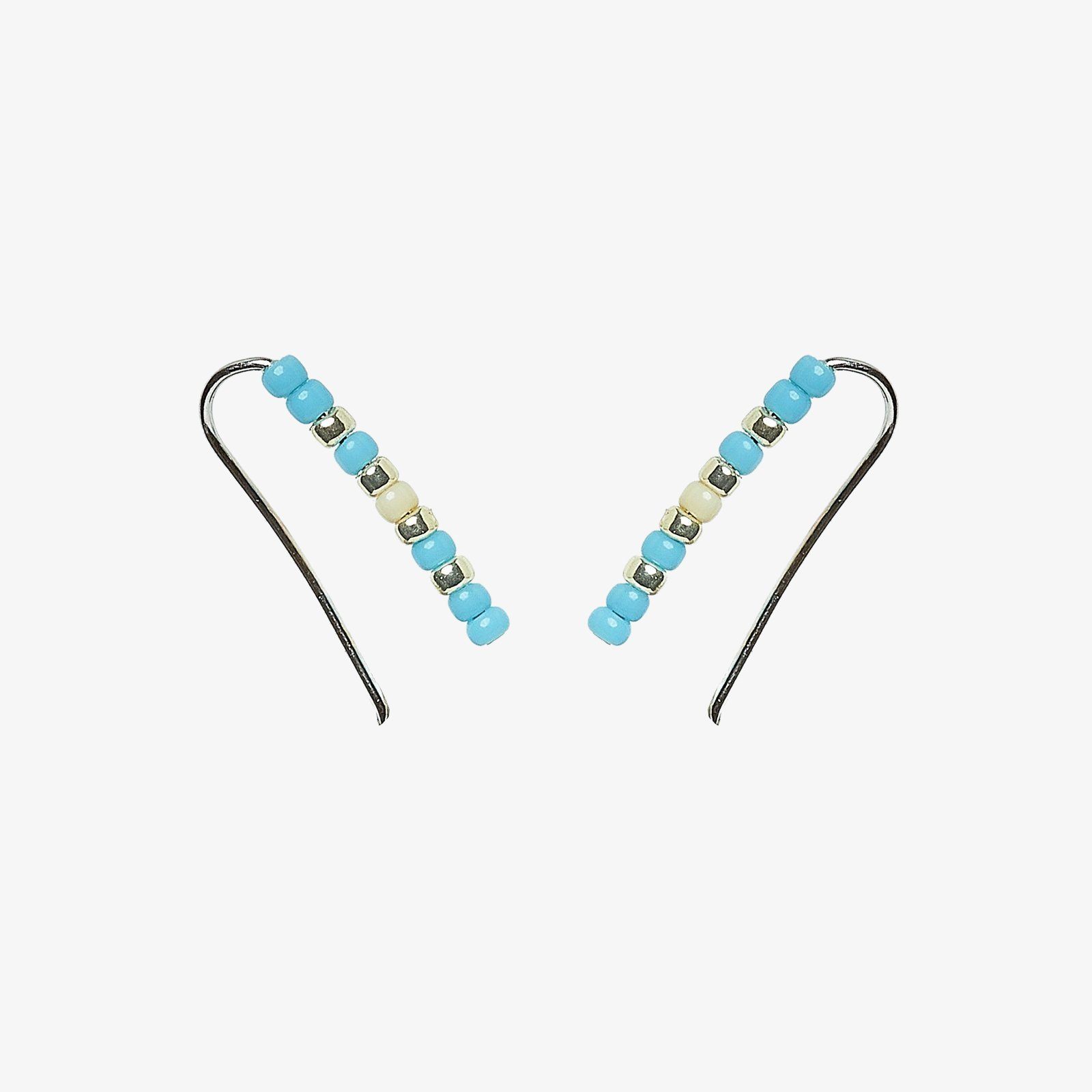 Playa Seed Bead Ear Climber