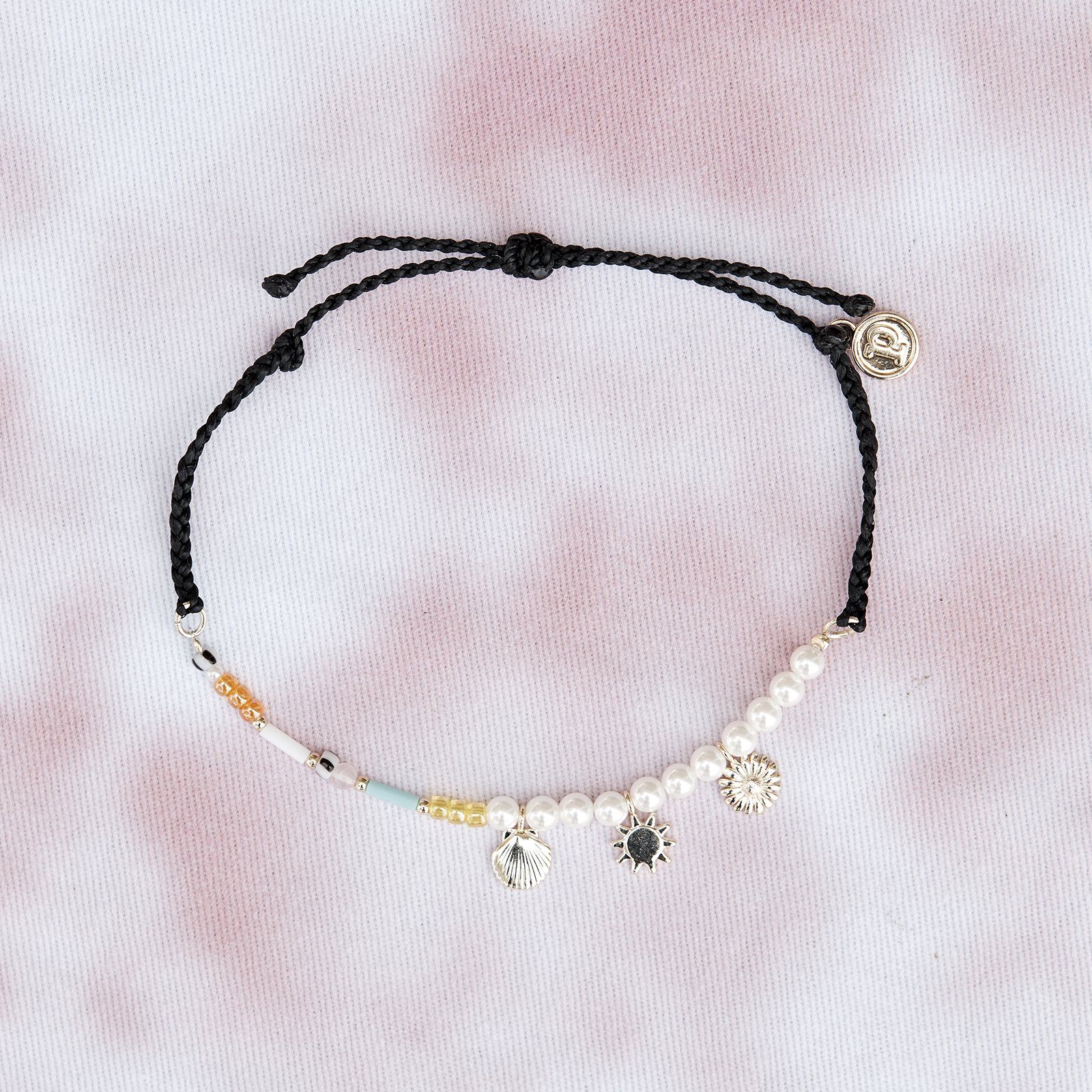 Mixed Charm & Bead Anklet