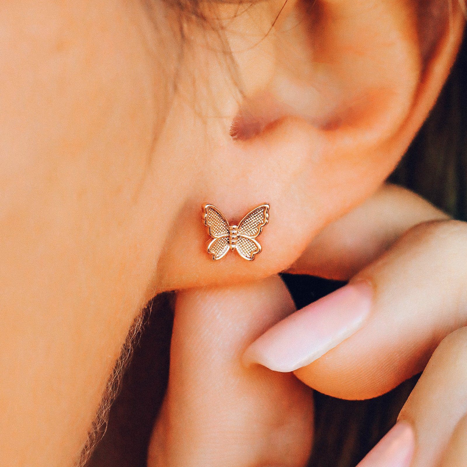 Butterfly In Flight Earrings