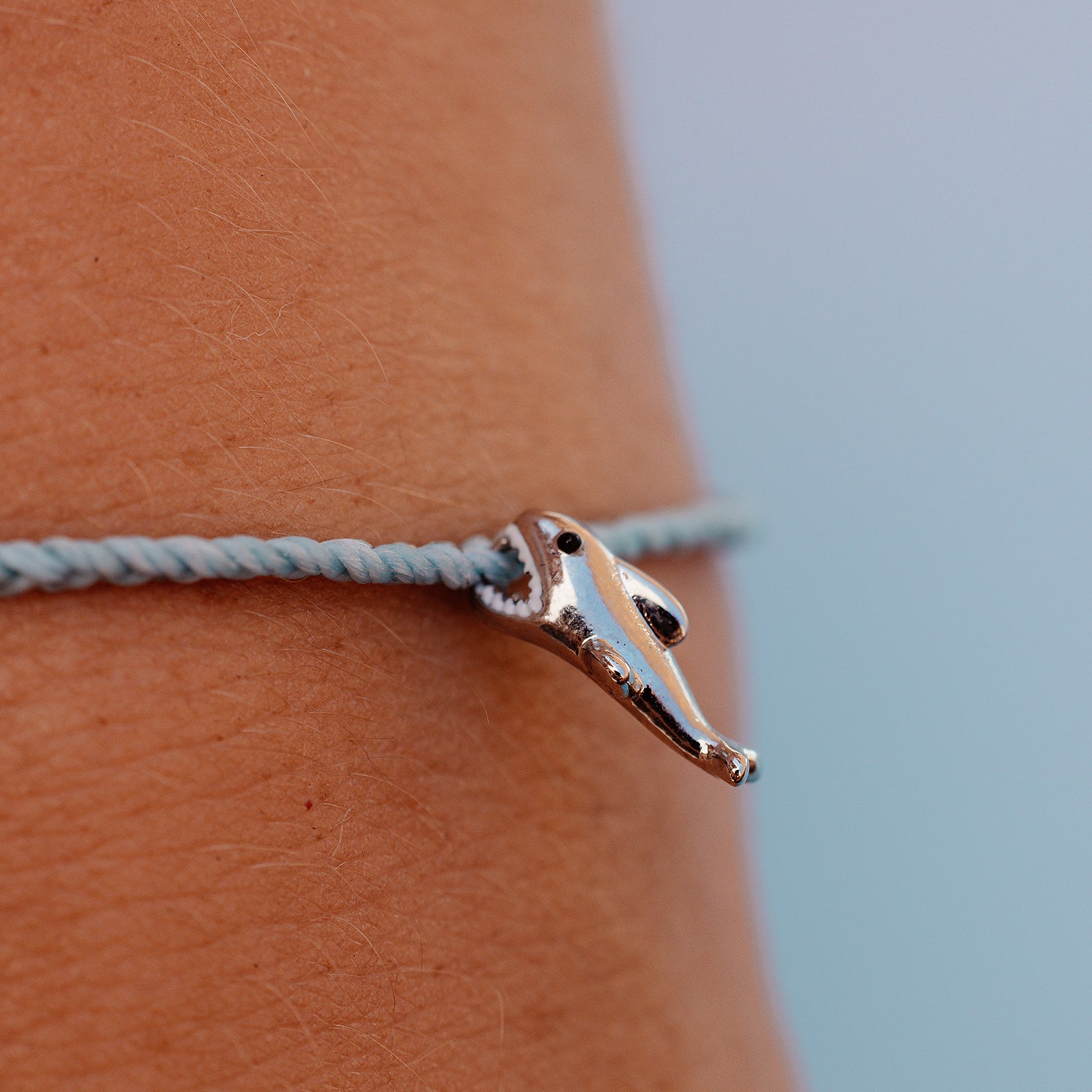 Hanging Shark Charm Bracelet