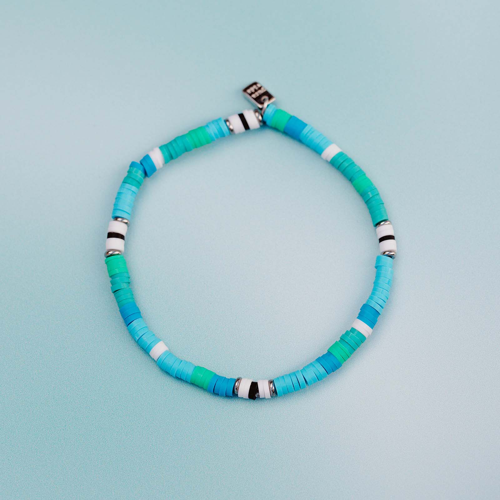 Rainforest Heshi Bead Stretch Bracelet