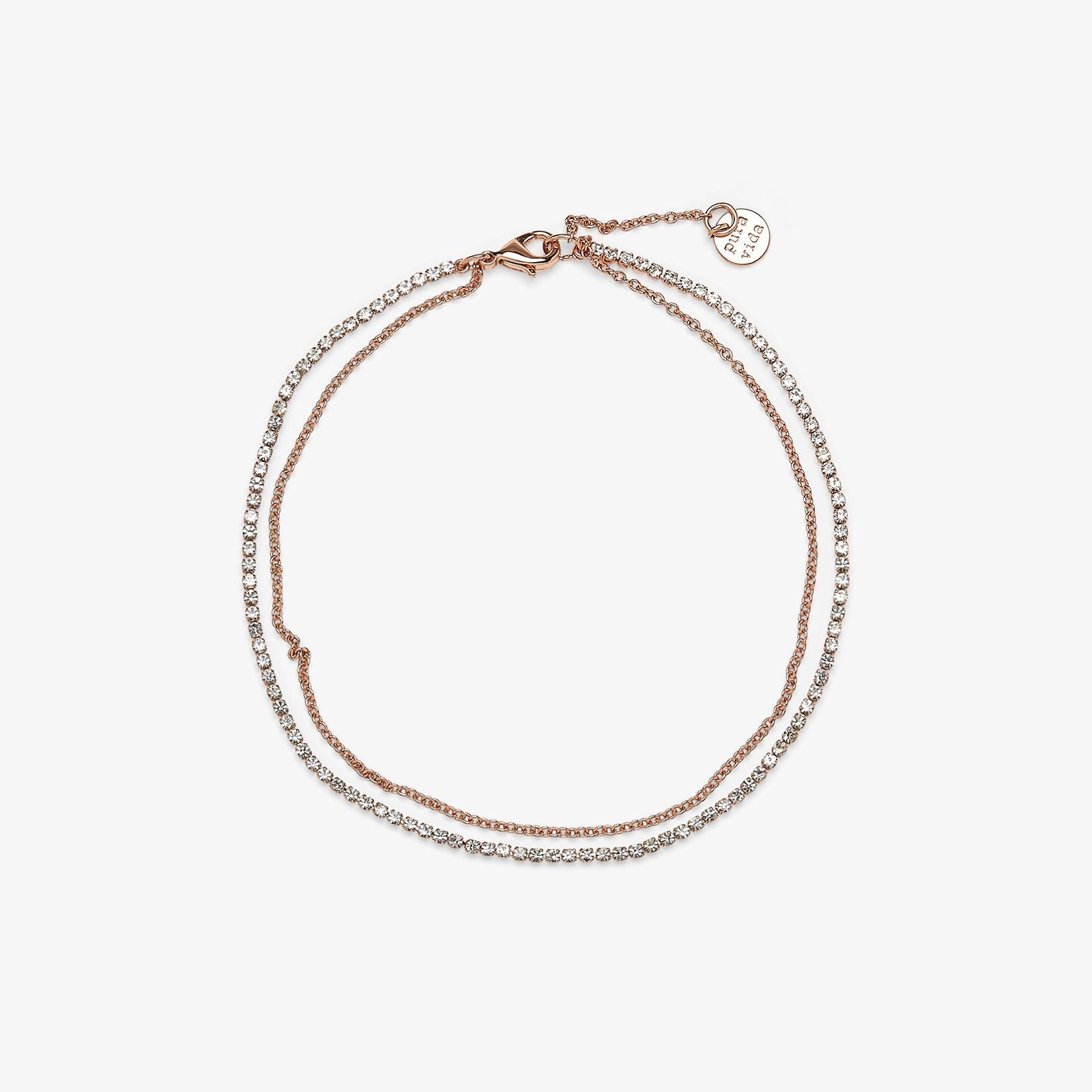 Rhinestone Chain Anklet