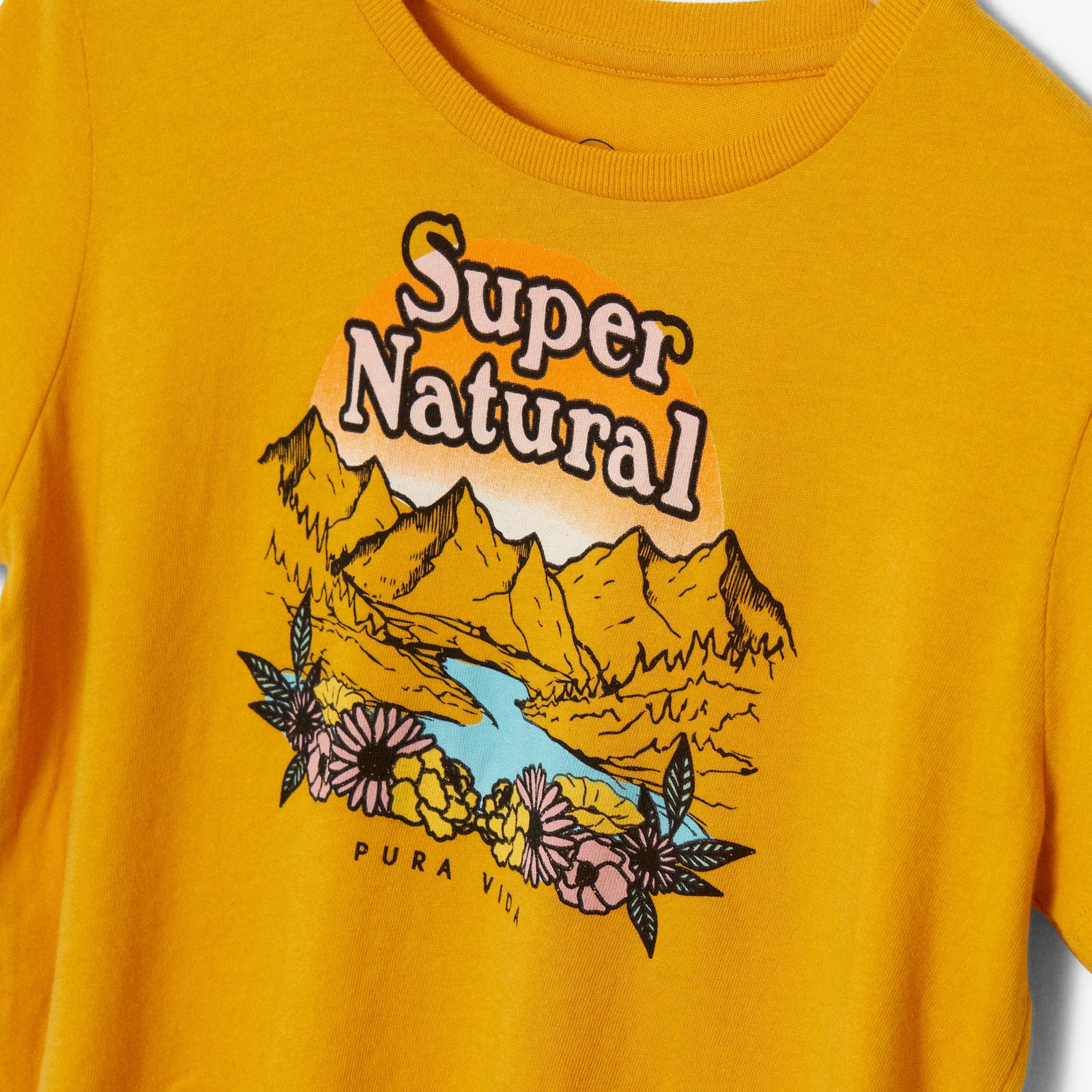 Super Natural Crop Tee