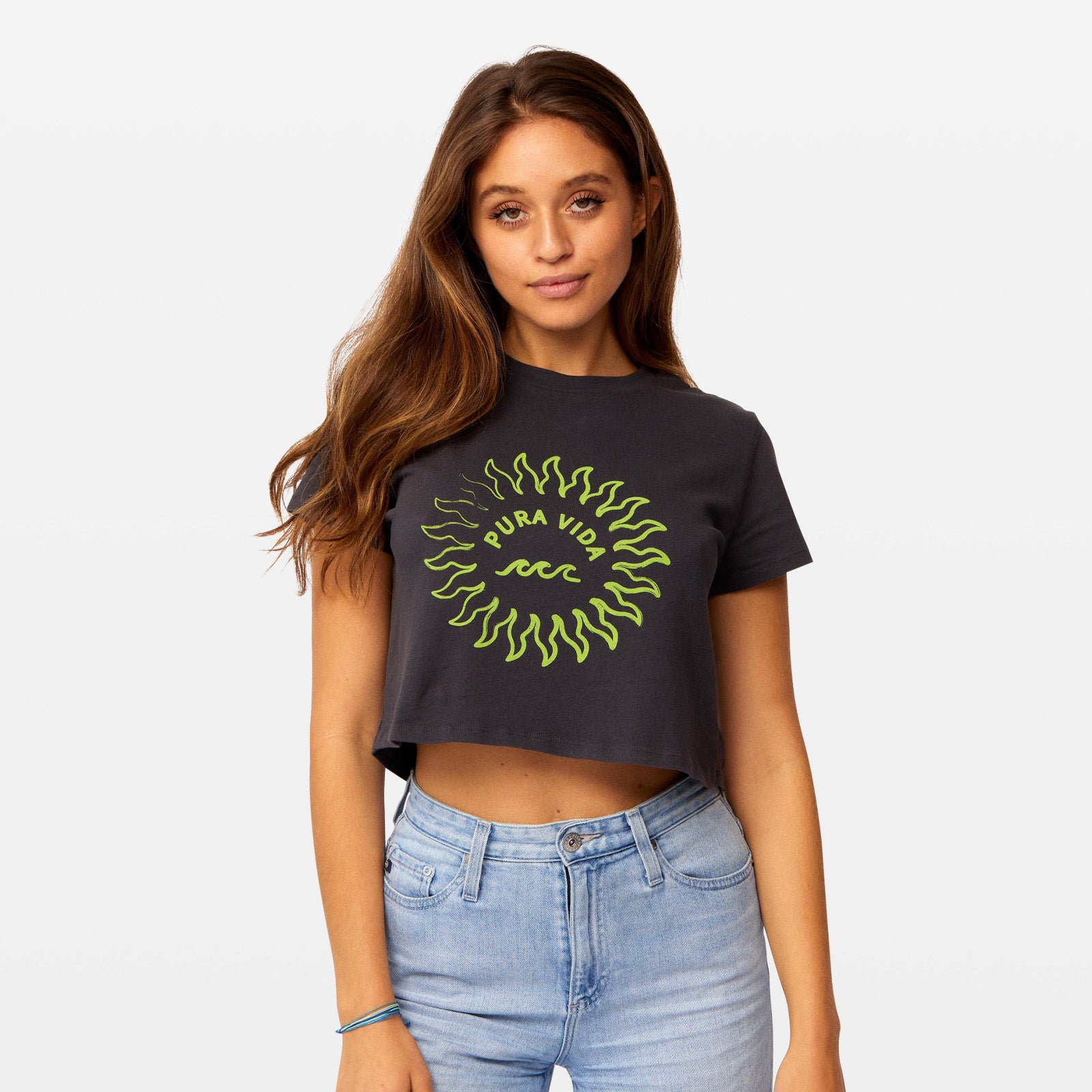 PV Wave Logo Crop Tee