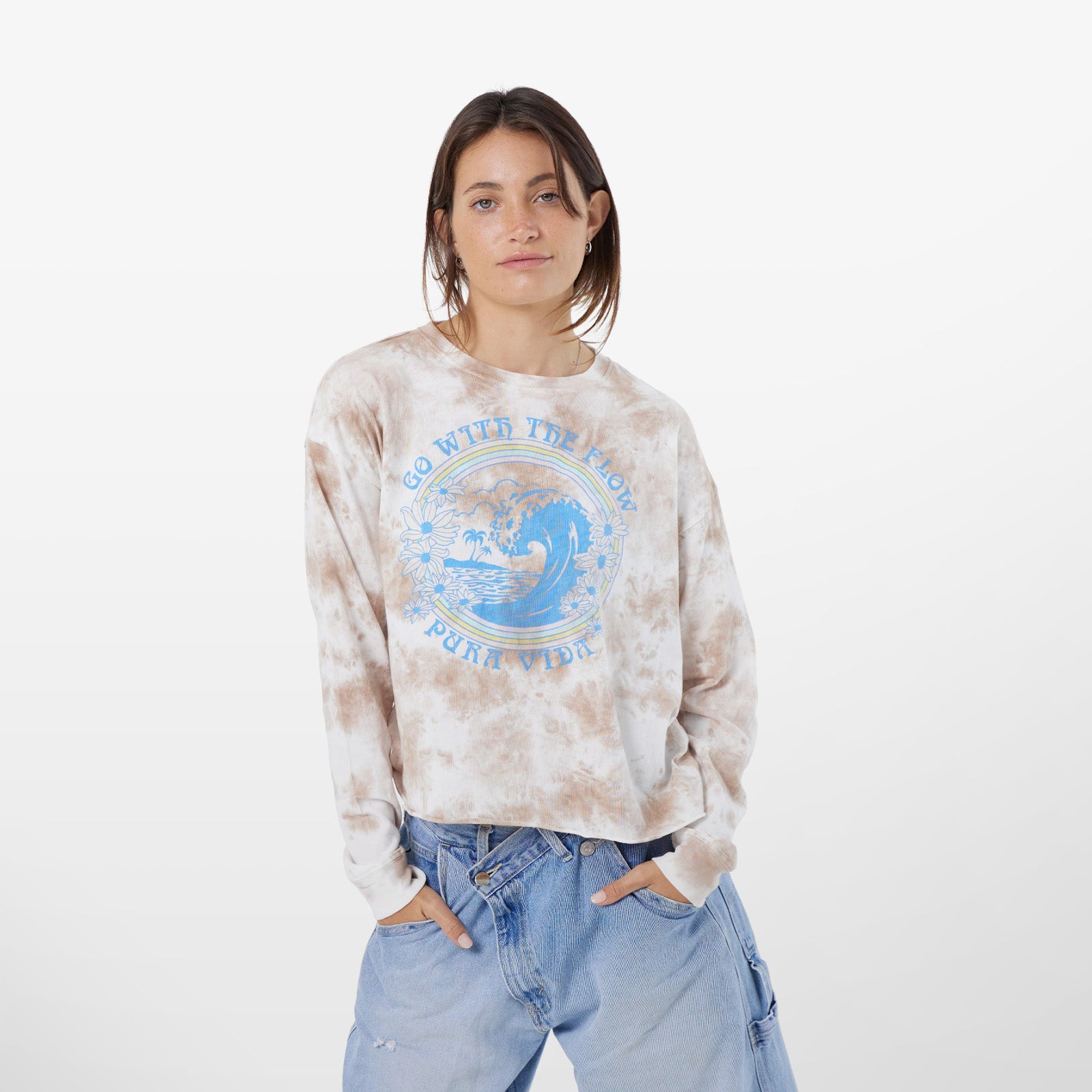 Go with the Flow Long Sleeve Boxy Tee